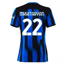 Inter Milan Henrikh Mkhitaryan #22 Hjemmedrakt Kvinner 2023-24 Kortermet
